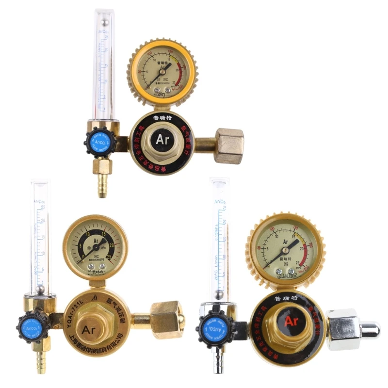 

Argon Gas Pressure Reducer Argon Gas Meter CO2 Flowmeter Gas Welding Regulator 85WC