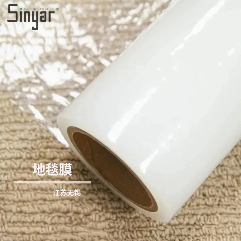 סרט הגנה עצמי דביק ברור מגן רצפה לשטיח כיסוי הגנה ברור סרט אבק קישוט 40CM * 20M