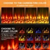 36"Electric Fireplace with Mantel,23 inch Electric Fireplace Insert,TV Stand Heater with Remote Control Timer LED Flame 5