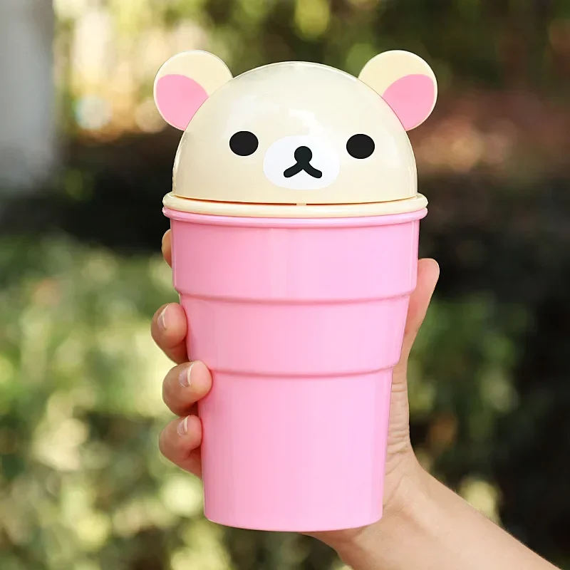 Car Trash Can Cute Storage Cup For Car Cartoon Trash Cup Bear Can Storage And Sorting In The Automotive Goods car trash can