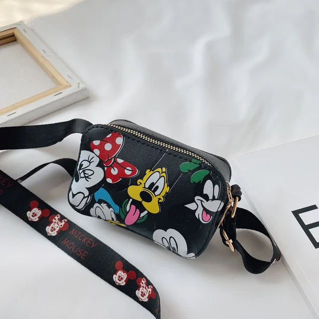 Women Crossbody Bags Disney Cartoon Shoulder Bag for Girls Kids Cute Mickey Mouse Fashion Printed Handbag Children's Gifts 1pcs