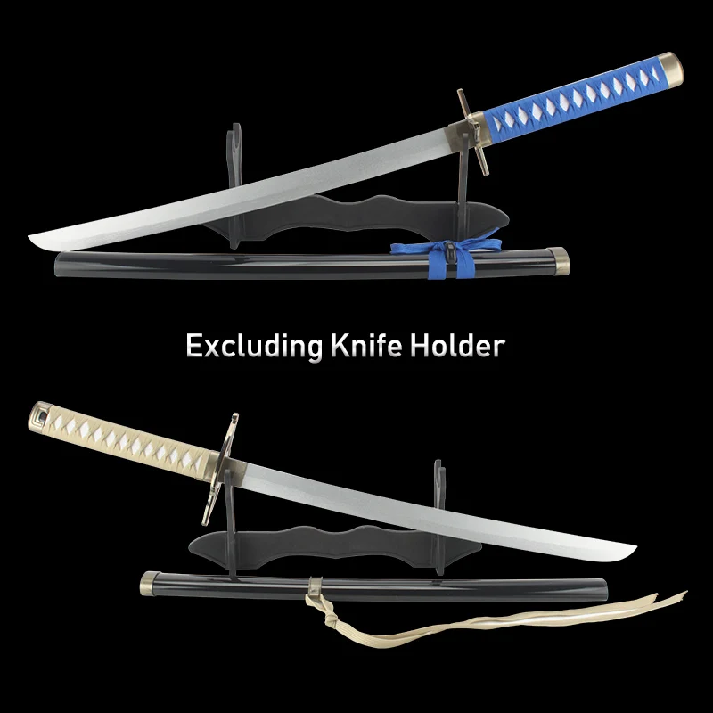31.5＂/ 80CM Anime Bleach Katana Swords Bamboo Blade Zangetsu Toy Sword Kurosaki Ichigo Ninja Blade Cosplay Prop Wooden Anime 3