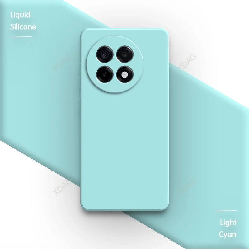 Liquid Silicone Phone Case - Original Soft Fashion Classic Straight Edge Back Cover