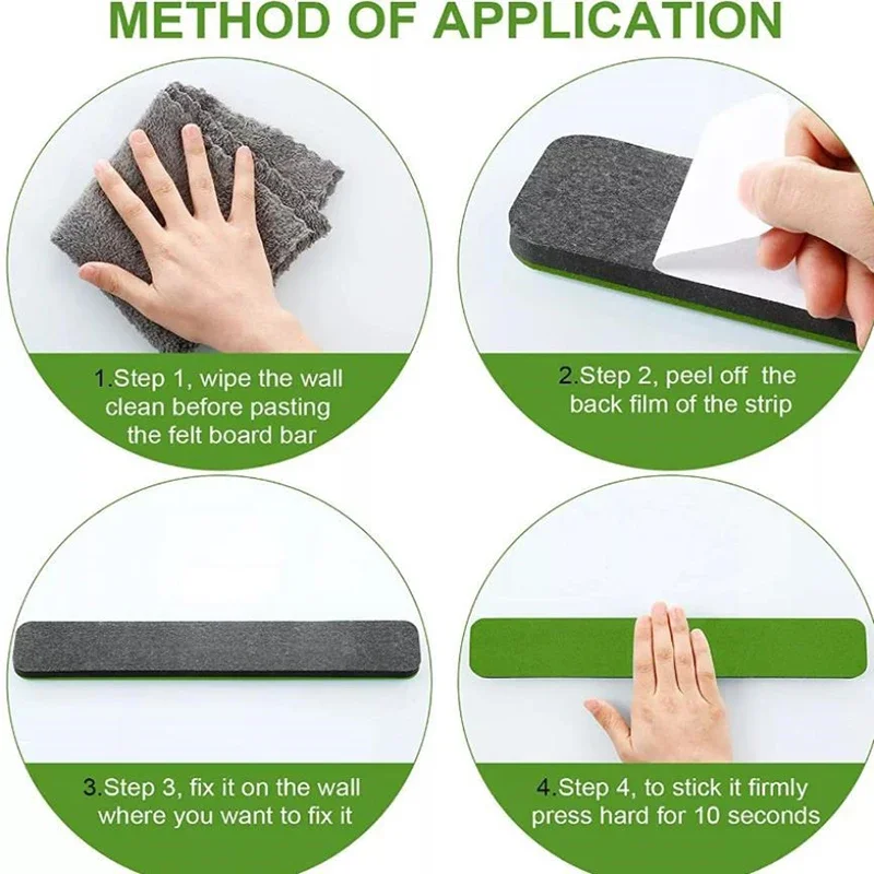 Message Board Felt Letter Bulletin Board Note Pad,Message Board,memo Pad,notice Strip