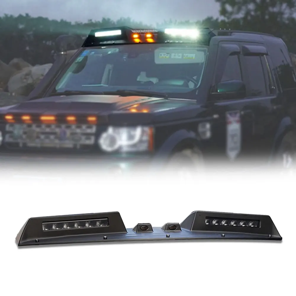 

Roof Top Light Bar LED DRL Fits For Land Rover Discovery 4 LR4 2006-2016 LR Discovery 3 LR3 2004-2009