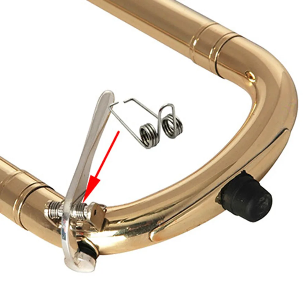 5Pcs Eisen Trompete Posaune Alto Horn Ventil Quellen Wasser Schlüssel Quellen Für Messing Instrument Teil Musical Instrument Zubehör – Detail 5