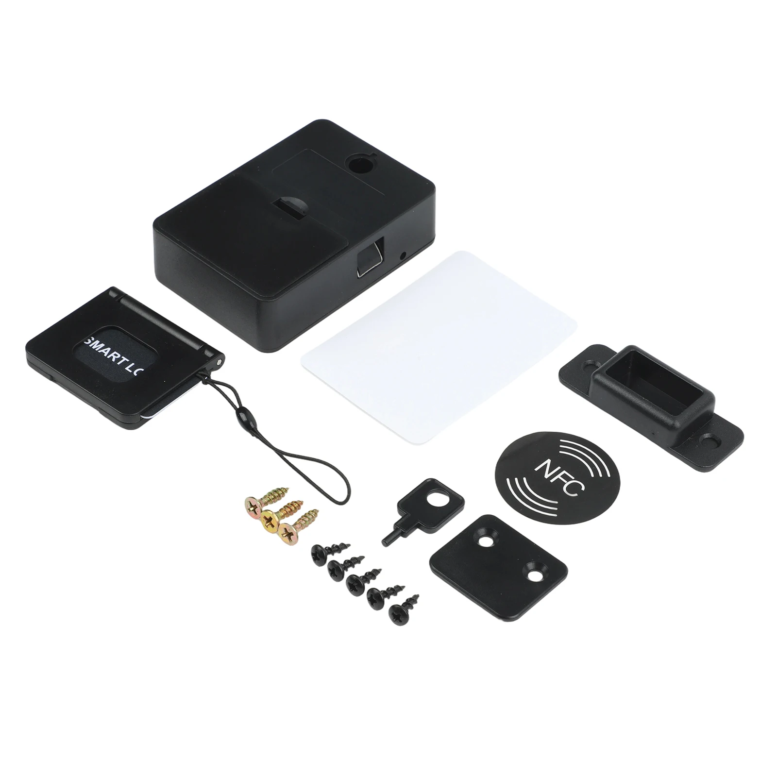 대부분의 RFID 카드 및 NFC 스마트폰과 호환되는 보이지 않는 스마트 잠금장치로, 캐비닛, 서랍, 사물함 및 우편함 보안에 사용 가능합니다.