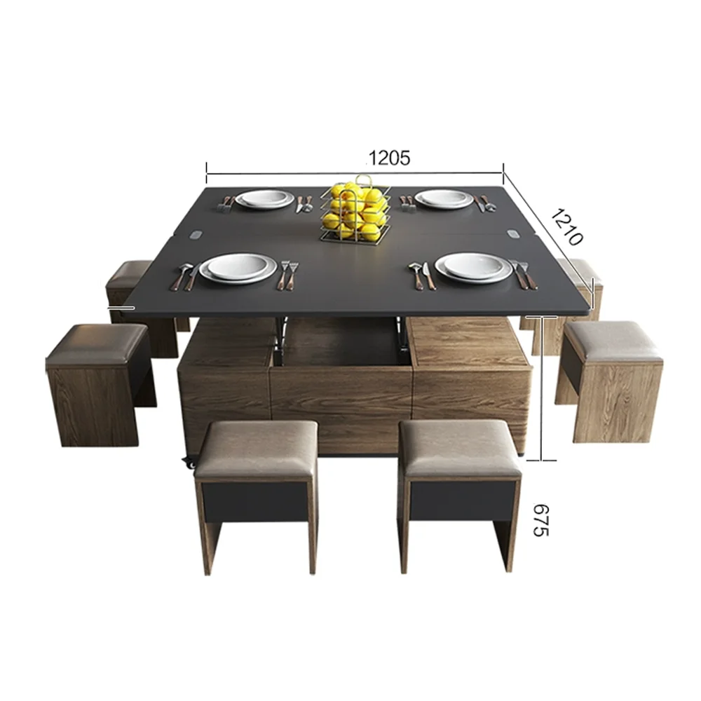 

Creative Modern Multifunctional Folding Lift Top Coffee Table Home Furniture Living Room Furniture Wooden Solid Wood,solid Wood