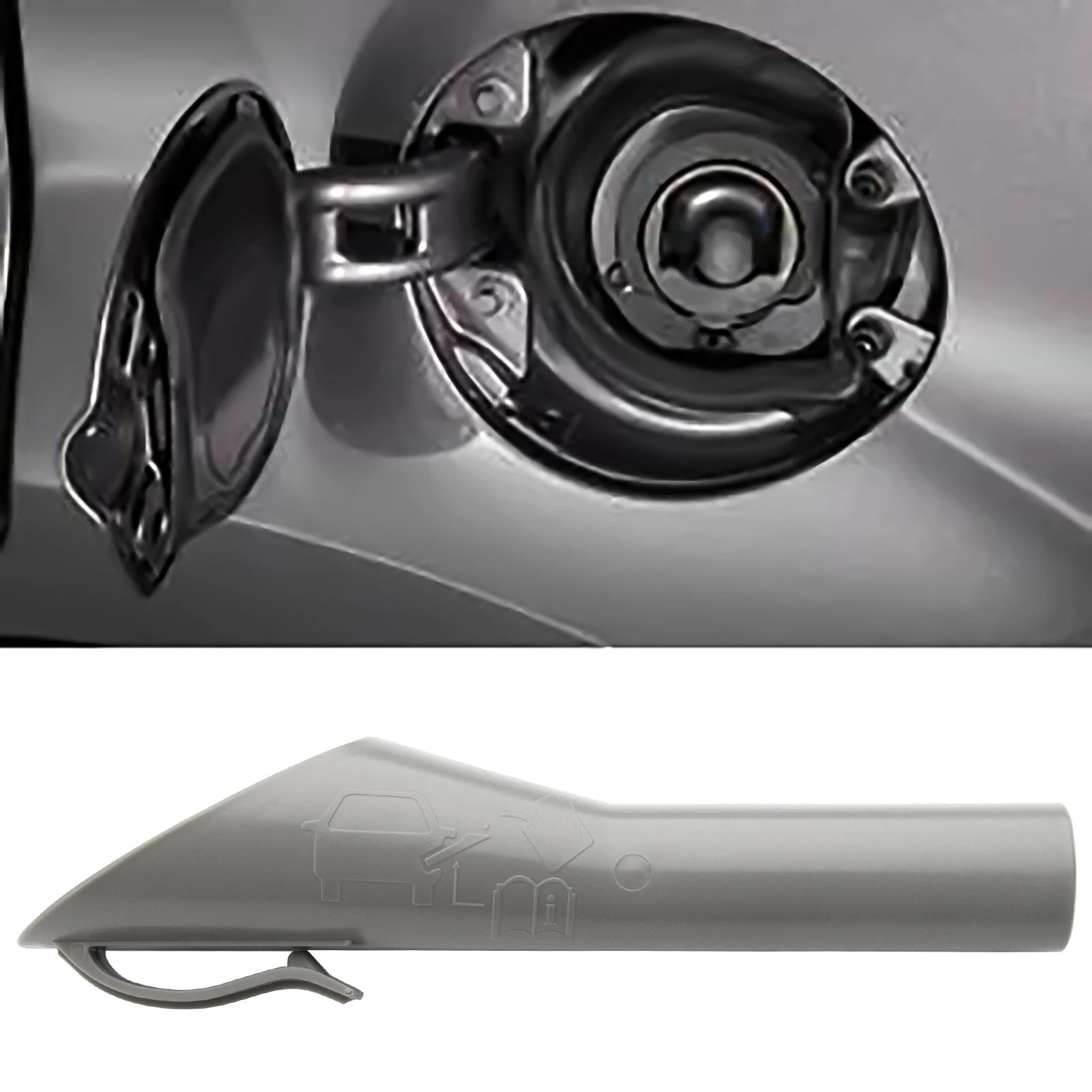 1782177 Emergency Capless Fuel Fill Filler Funnel Spout Adapter White for FORD FOCUS MONDEO FIESTA TRANSIT S-MAX GALAXY