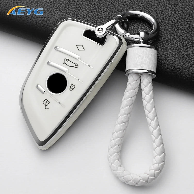 Premium TPU Car Remote Key Cover Case – Luxury Accessory Keychain