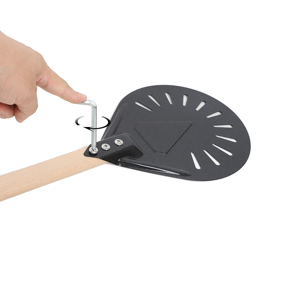 Adjustable Pizza Peel - Nonstick Pizza Turner for Oven Baking