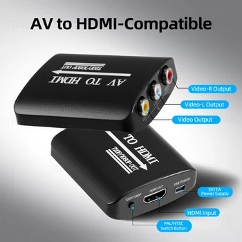 HD 1080P AV HDMI Converter 4