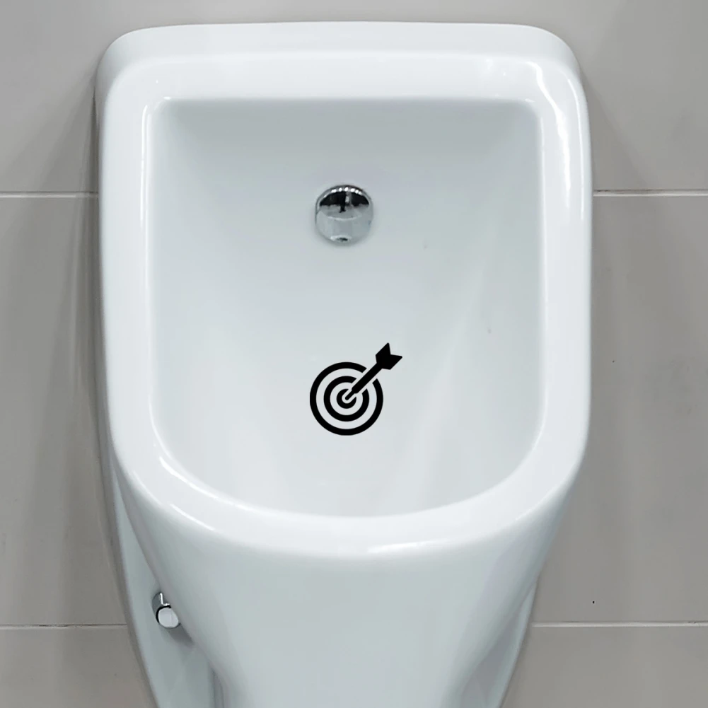 Creative Hit the target toilet stickers home decoration wall decals mural art poster PVC diy sticker on the wall toilet wall stickers toilet stickers vinyl stickers