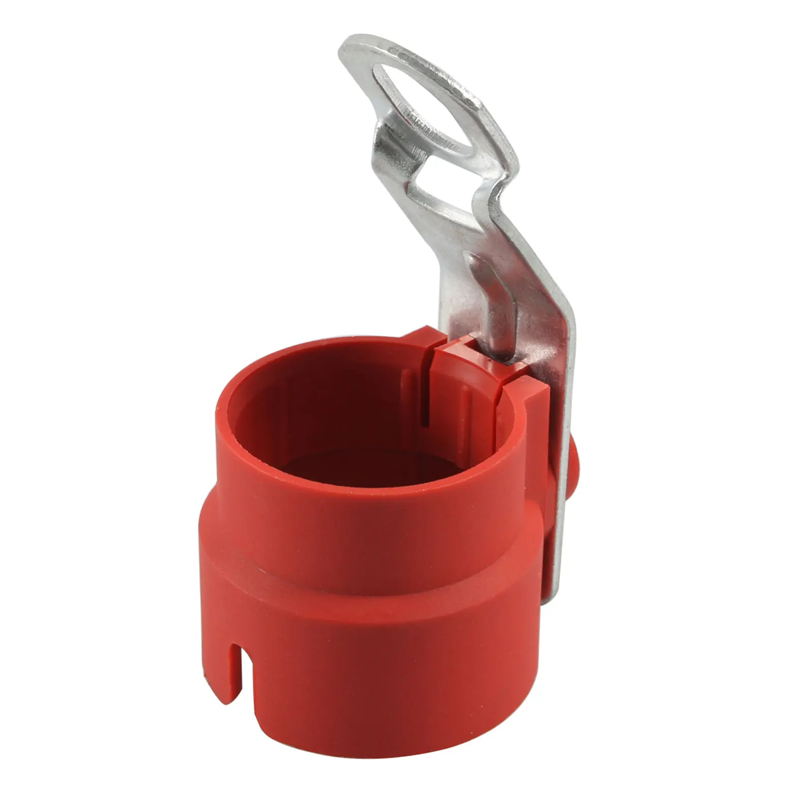 Red Trailer Plug Holder 7 pin /13 pin Trailer Connector Parts Mounting On Drawbar Parking Cover Accessories trailer plug holder
