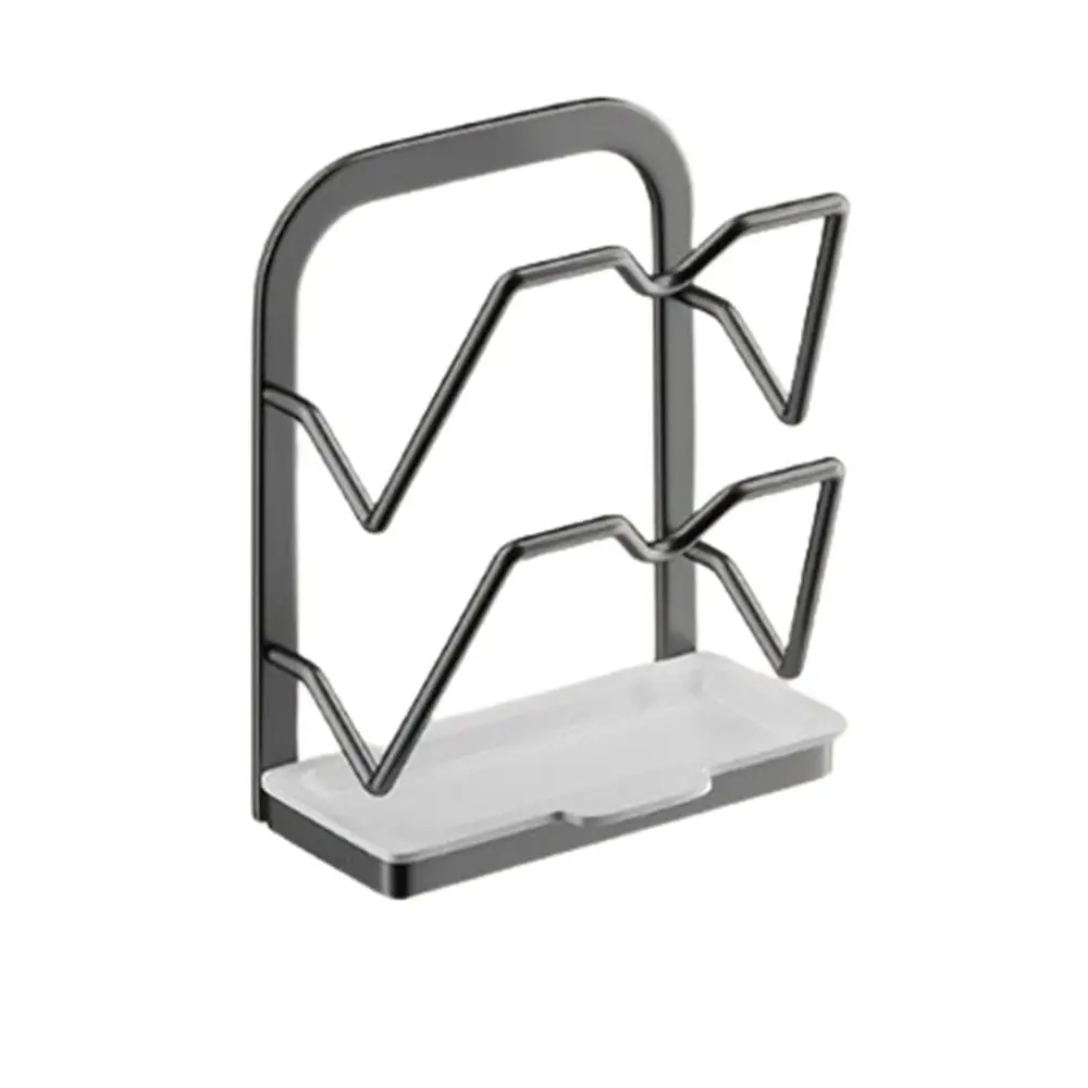 Multi-layer Pot Lid Organizer Rack Carbon Steel Space-saving Vegetable Board Holder Sturdy Detachable Cutting Board Holder