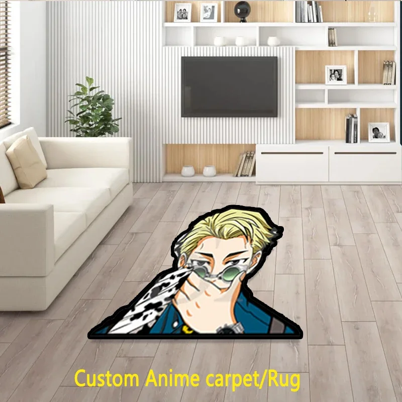 

Jujutsu Kaisen Custom Anime Carpet/Rug Nanami Kento Indoor Irregular Soft Non-slip Rug Kitchen/bathroom Mat Decorative Carpet