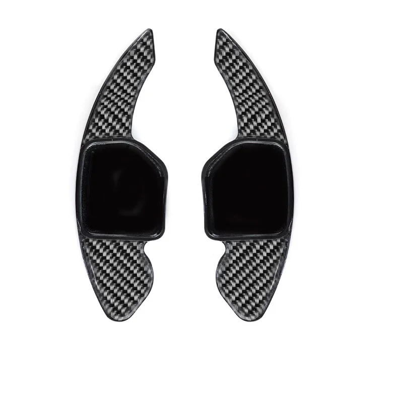

Carbon Fiber for Skoda Octavia RS 10-15 Car Steering Wheel Paddle Shifter Lever Interior Car Shift Paddle Car Accessories Black