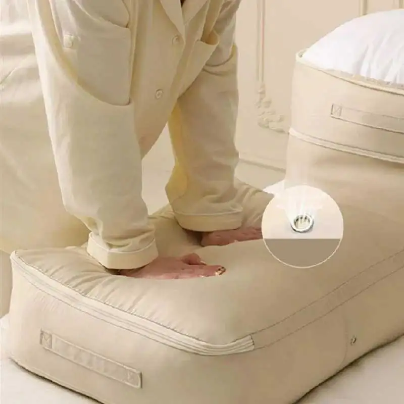 Ultra Space-Saving Self-Compression Organizer Duvet Clothing Storage Bag Large Capacity Closet Cabinet Organizer Storage Pouch storage bag clothes storage bag foldable storage bags quilt storage bag clothes storage box vacuum storage bags clothes organizer clothes storage organizer foldable storage bag bed storage bag