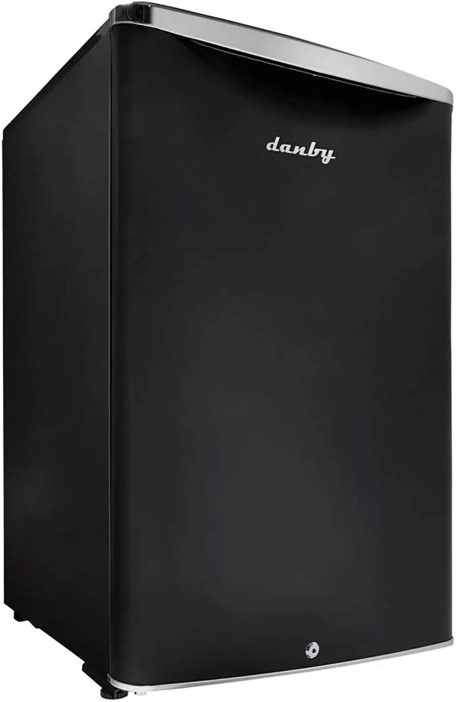 4.4 Cu.Ft. Mini Fridge Compact Refrigerator For Bedroom Living Room Bar Dorm Kitchen Office E-Star In Black With Lock