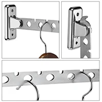 Clothes Drying Rack Wall Mounted Adjustable Angle Stainless Steel Folding Laundry Clothesline Hanger Home Space Saving 2