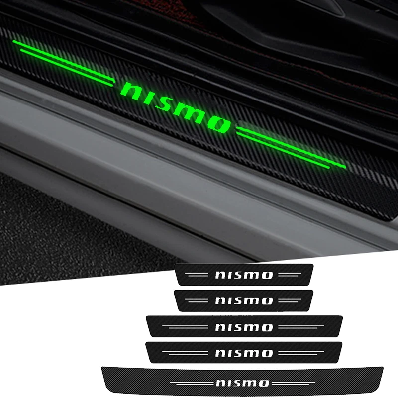 Luminous Car Door Threshold Strip Sill Anti Kick Decals Stickers Film for  Nissan Nismo Qashqai J11 J10 X-Trail Kicks Navara Juke - AliExpress