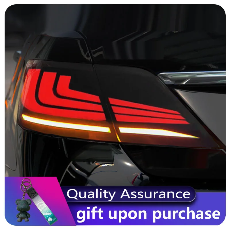

A Pair of Car Taillights For Toyota 2006-2009 Camry Upgrade Full LED DRL Rear Lamp Day Running Light Auto Highlight Accessories