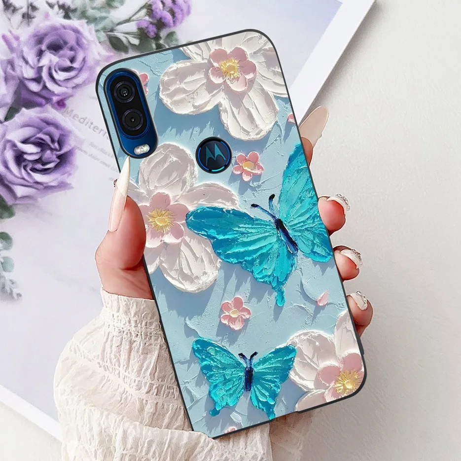 Luxury Butterfly Painted Soft TPU Phone Case Cover