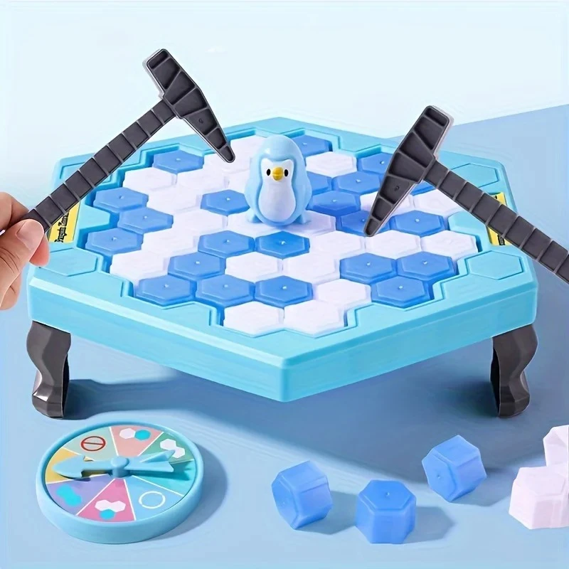 Board Game Save Penguin Knocking Ice Toy Ice Breaker Wall Game