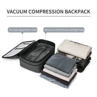 Men Travel Backpack vacuum compression 17 inch Laptop Backpack Business Large Capacity school Backpack Expanded Hiking backpack 6