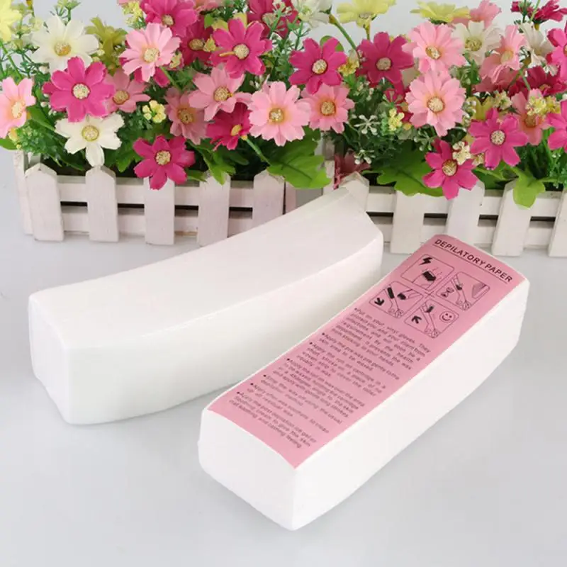 10-100pcs Nonwoven Body Cloth Hair Remove Wax Paper Rolls Hair Removal Epilator Wax Strip Paper Roll