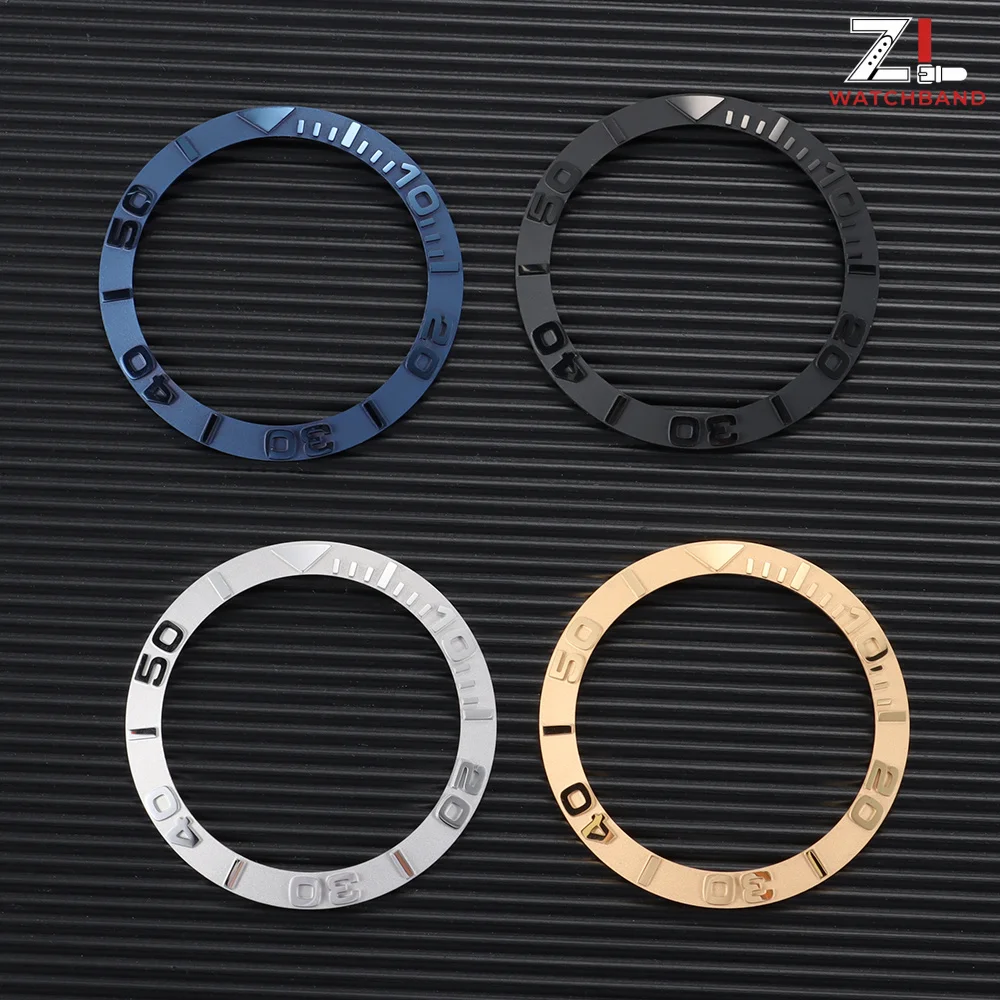 Ceramic 3D Raised Letter Watch Bezel Insert Accessory