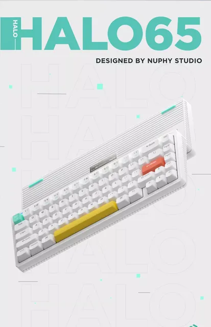 Nuphy Halo65 Mechanical Gamer Keyboard 3 Mode Connection 67keys 