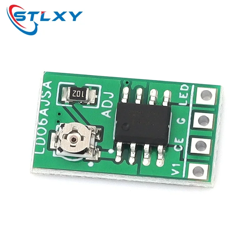Stlxy LED 드라이버 30-1500MA 정전류 조절 가능 모듈 PWM 제어 보드 USB LED 손전등용 18650 리튬이온 DC 3.3V 3.7V