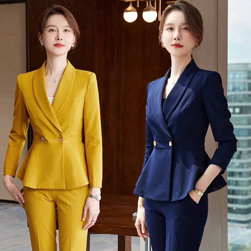 

High-End Business Suit Women's Fashion Temperament Goddess Style Office Formal Suit Manager Jewelry Store Building Sales Departm