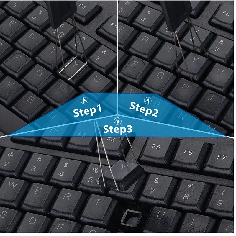 Universal Mechanical Keyboard Key Cap Puller Keycap Shaft Remover Cleaner Button Extractor Replacement Cleaning Tool 3
