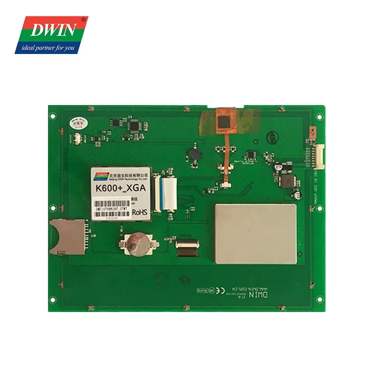 DWIN 9.7 ġ 1024*768 HMI ġ ũ, Ƿ, LCD  UART ÷ DMT10768K097_03W