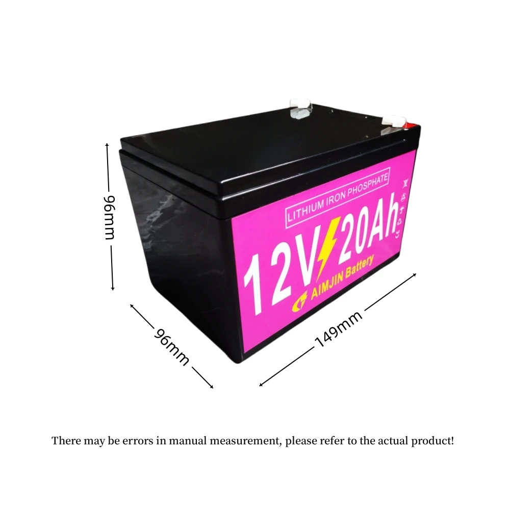 12V 20Ah lithium-ion rechargeable battery pack For power supply of electric vehicles solar street lights and other equipment