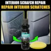 150ml Interior Scratch Repair Kit - Leather/Vinyl Polish, Gloss Restorer & Anti-Fade Protection for Car Dashboard 1