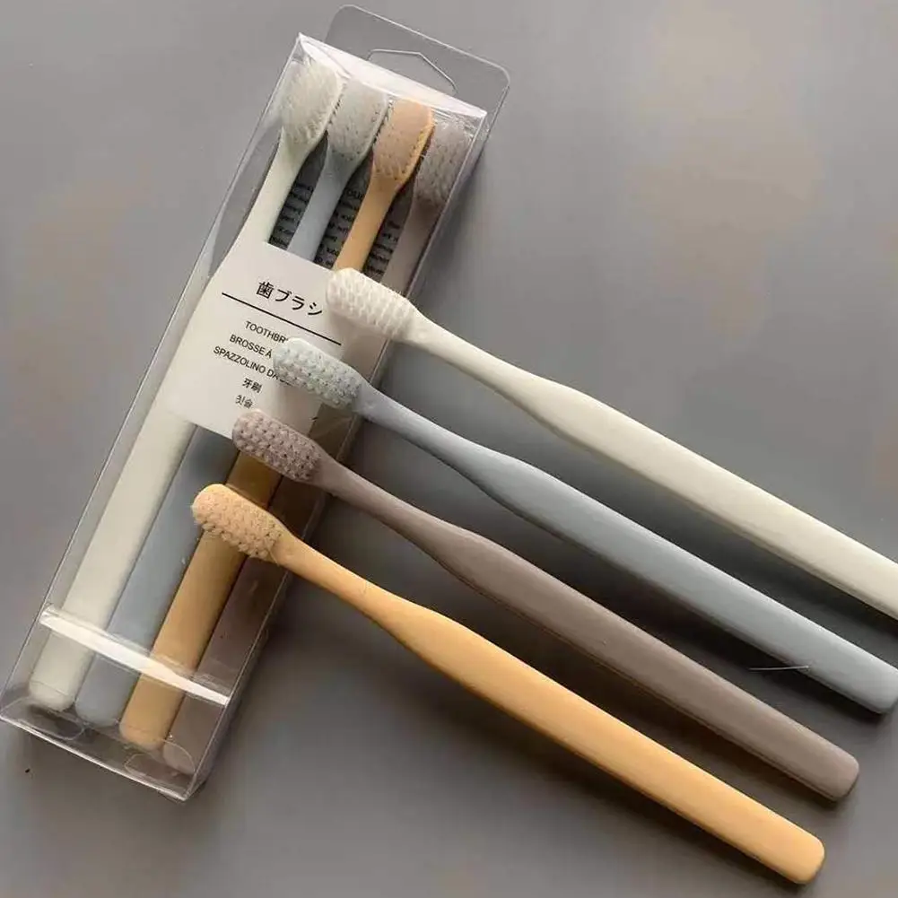 

4Pcs/set Soft Bristle Small Head Toothbrush Family Brush Travel Tooth Supplies Oral Care Hygien A0F6