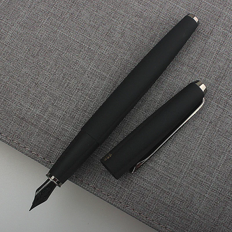 517D LT Hongdian Matte Black Metal Fountain Pen Titanium Black EF/F/Nib Silver Clip Business Office Writing Gift смартфон honor x9a 6 128gb titanium silver