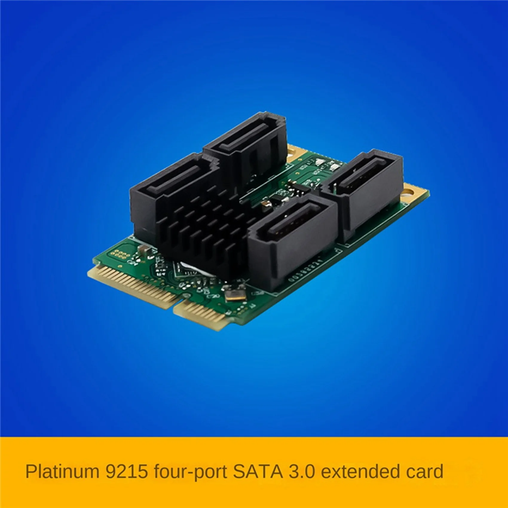 미니 PCI 익스프레스 to SATA 3.1 컨트롤러 확장 카드, 하드 디스크 어댑터 카드, PCIe to 4 포트, SATA3.0, 6Gbps