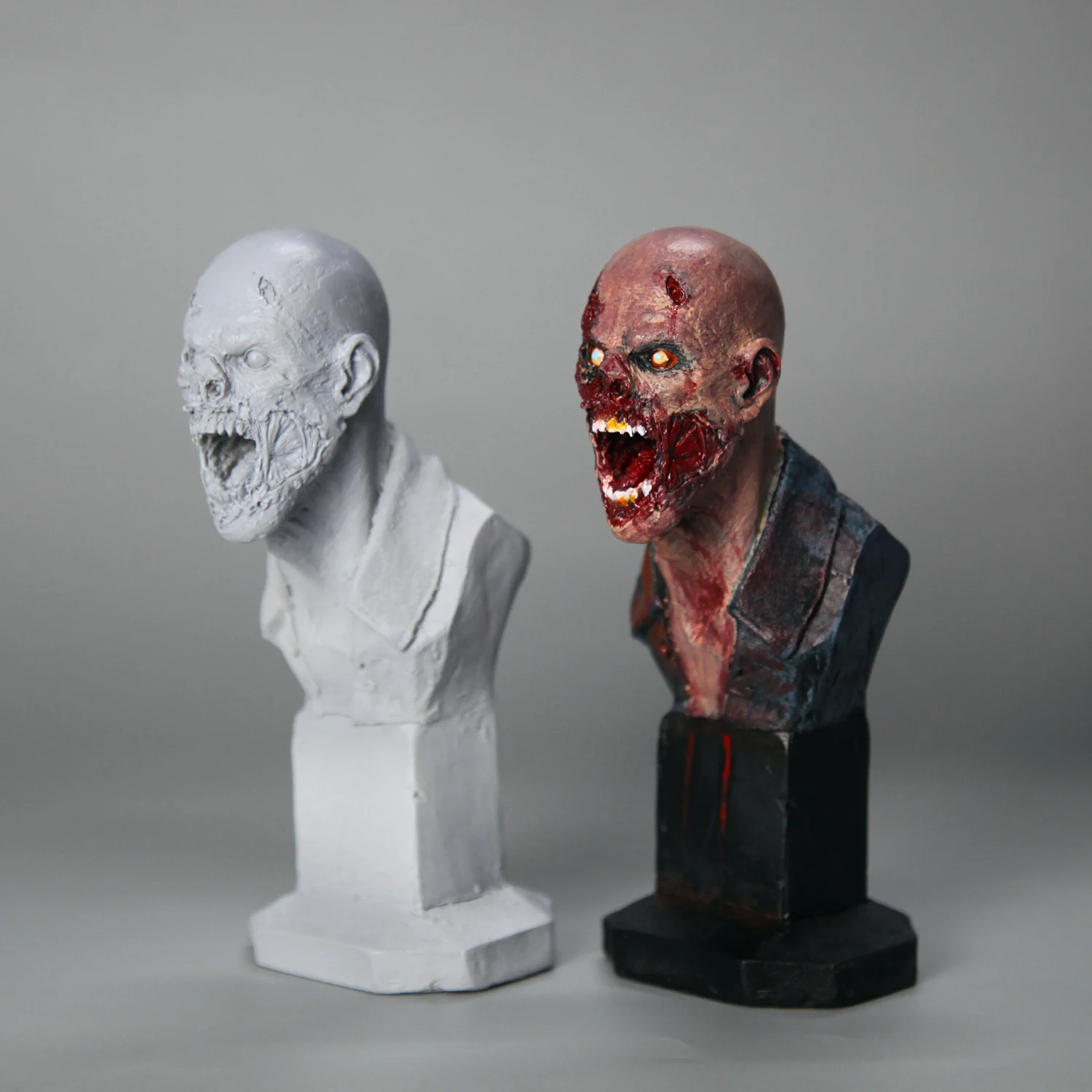 

Resident Evil Zombie Gk Resin Statue Action Figurine Decoration Collectible Model Toys Figures Gift 15CM