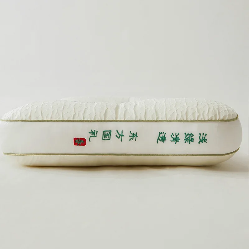 New herbal tea fragrance pillow core home cervical spine shaped pillow adult pillow core to help sleep without collapsing 4