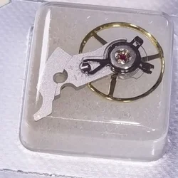 Precision Mechanical Watch Balance Wheel Spring with Holder - Watch Repair Tool Accessory (White)