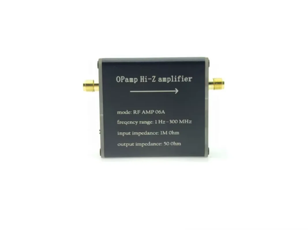 새로운 Hi-Z 증폭기 RF AMP 06A 1Hz-300MHZ 50옴 고임피던스 증폭기