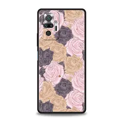 Gold Rose Love Heart Soft TPU Phone Case for Redmi Note 14 Pro5G (A1)