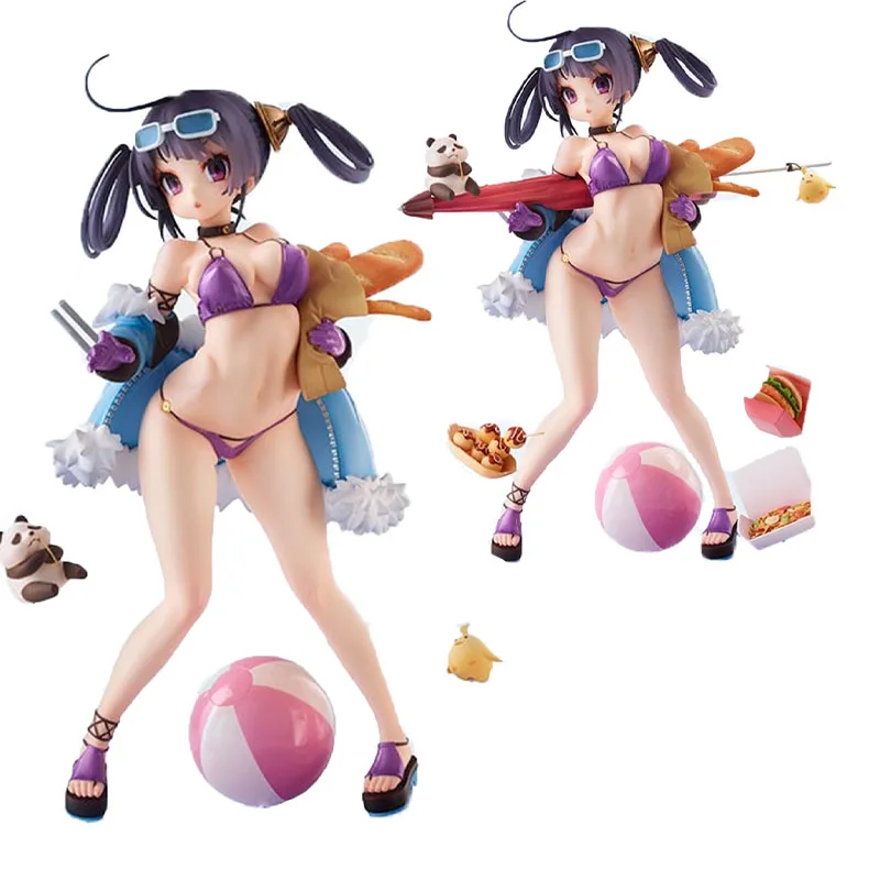 

Mimeyoi Ning Hai Summer Hunger Azur Lane Anime Figure Model Collecile Action Toys Gifts