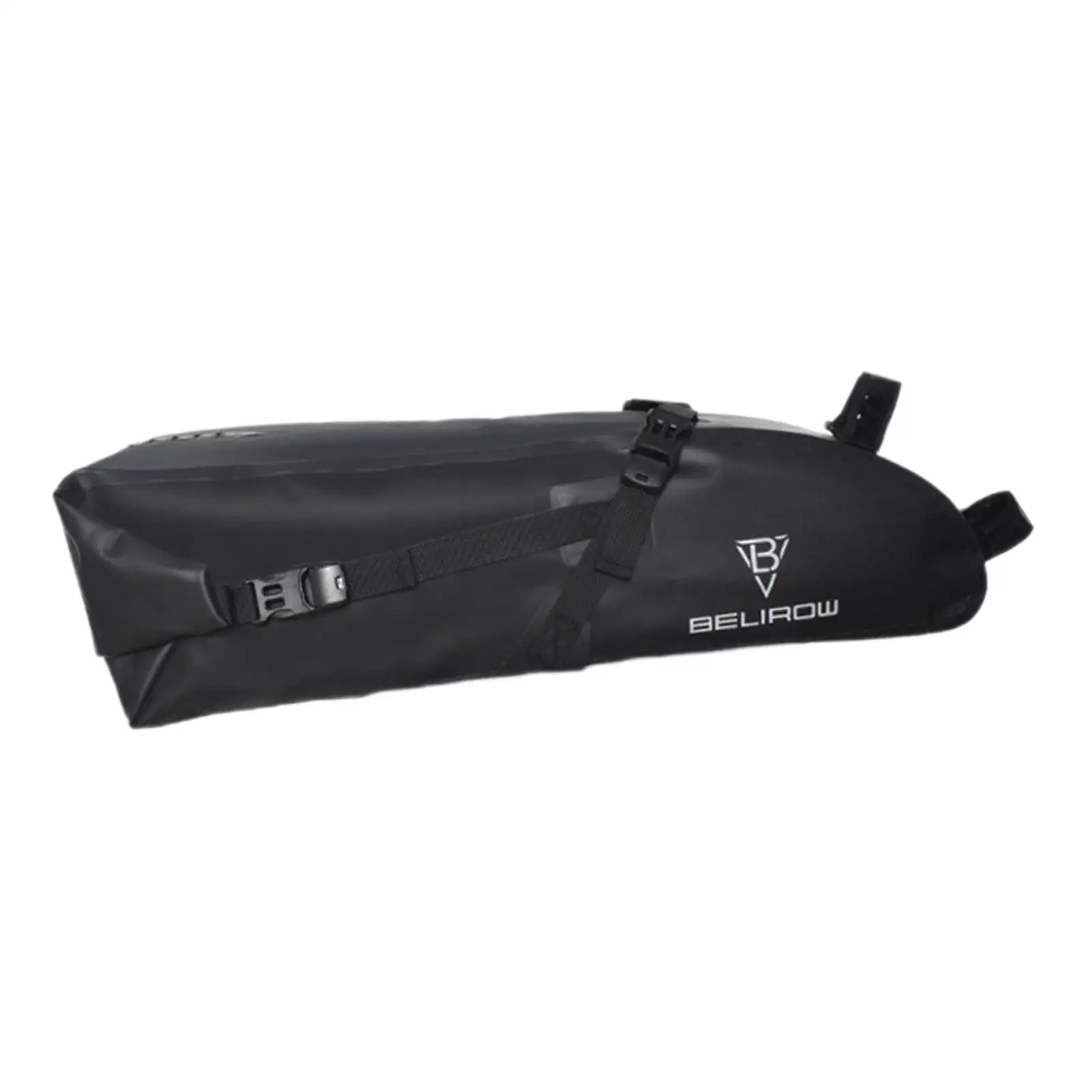 Bike Saddle Bag Bicycle Saddle Bag Riding Equipment Tool Bag Waterproof under Seat Rolled up Closure Black Cycling Seat Pouch
