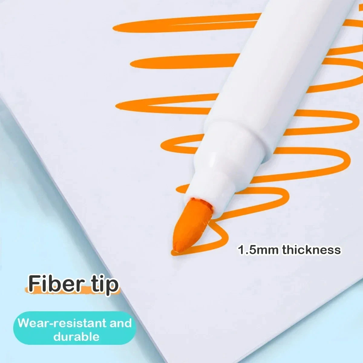 비자성 컬러 화이트보드 펜 8개, 지우개가 내장된 검정색 연필, 어린이용 제품