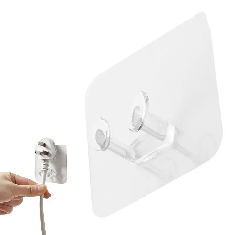 

Adhesive Hooks For Plugs Toothbrush Paste Power Line Socket Electrical Head Hanger Paste Power Line Socket Electrical Head